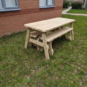 Picnic Table With Benches