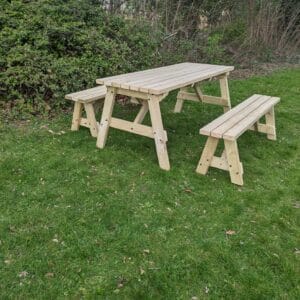 Picnic Table With Benches