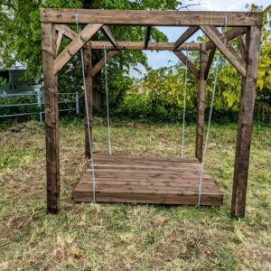 Pergola with Hanging Swing Terrace