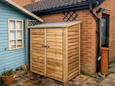 5ft log store with felt roof