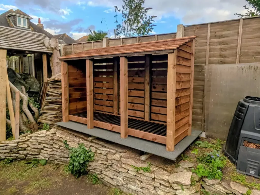 8ft log store