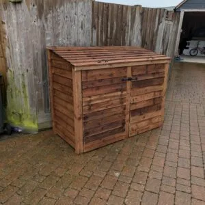 Wooden Wheelie Bin Storage (1–4 Bins)