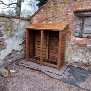 5ft compact log store