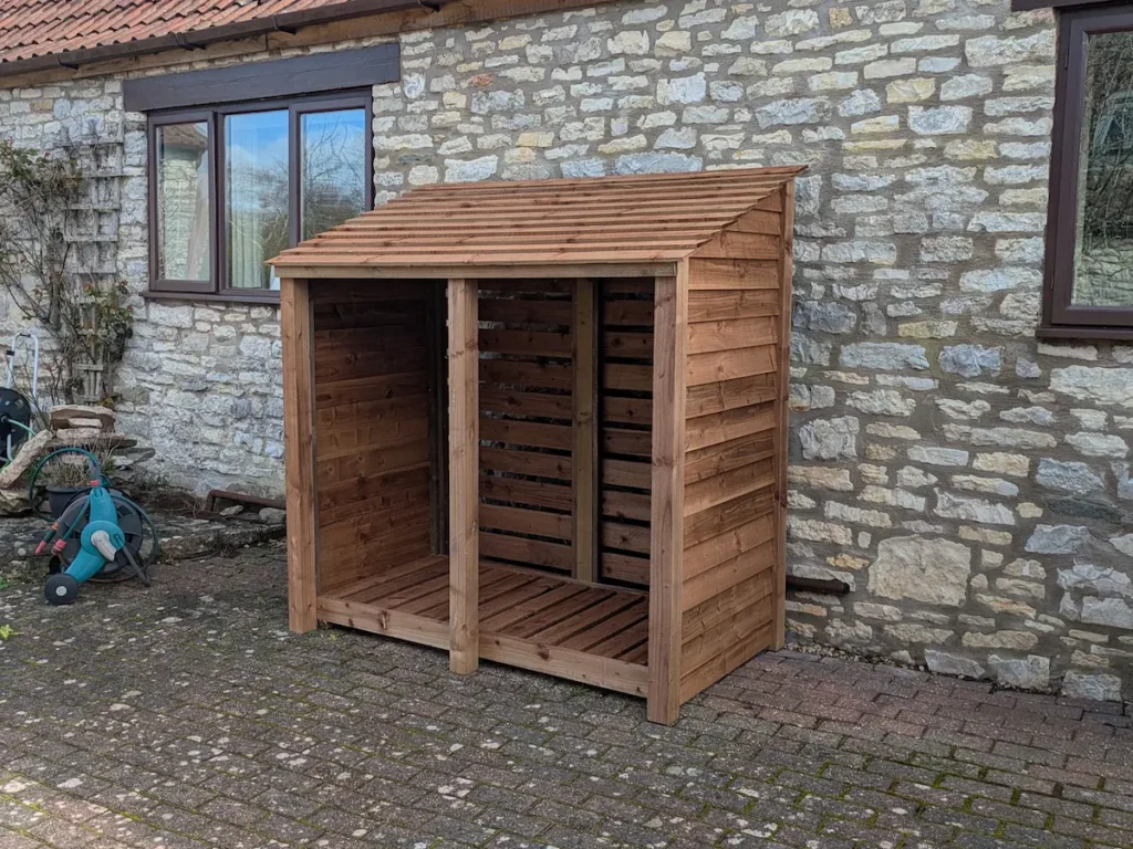 6ft deep log store
