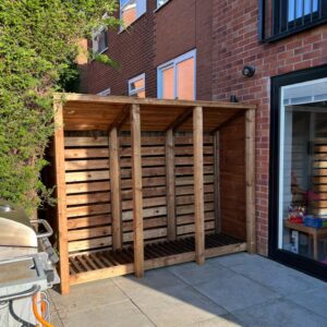 8ft Log Store – 750mm Depth
