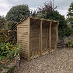 9ft Deep Log Store Lavenham