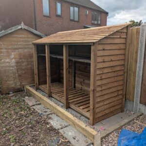 9ft Deep Log Store Lavenham