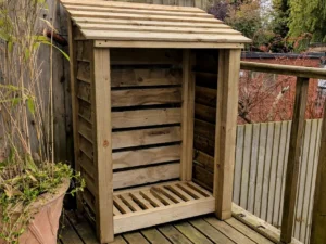 3ft compact log store