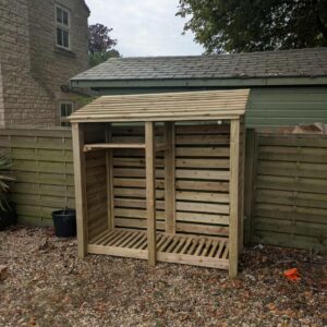 6ft Log Store- 750mm Depth