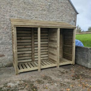 9ft Deep Log Store Lavenham