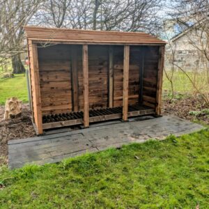 9ft Log Store – 750mm Depth