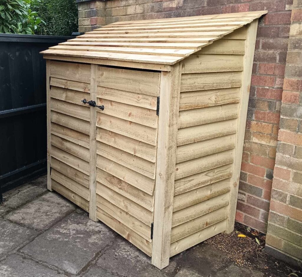 log stores with doors