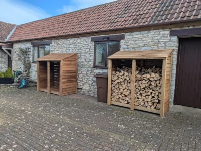 6ft Wide Log Stores