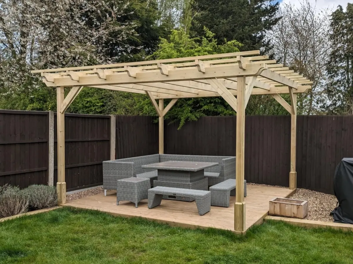 wooden pergolas